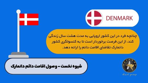 شیوه نخست - وصول اقامت دائم دانمارک